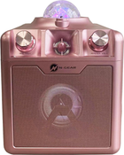 Portatywny głośnik N-Gear Bluetooth z dwoma mikrofonami DiscoStar 710SP Space Pink (8720589823129) - obraz 4