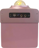 Portatywny głośnik N-Gear Bluetooth z dwoma mikrofonami DiscoStar 710SP Space Pink (8720589823129) - obraz 6