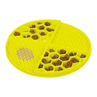 Коврик для слизывания и медленного питания WAUDOG Silicone, 211х211х30 мм, желтый