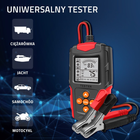 Cyfrowy tester akumulatora Qoltec z wyświetlaczem LCD 12 V 24 V 3 Ah - 200 Ah (5901878524849) - obraz 6