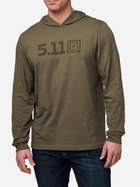 Худі чоловіче 5.11 Tactical 5.11 Hooded Long Sleeve 76165-186 M RANGER GREEN (888579523812) - зображення 3