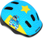 Kask Spokey Fun 941018 dla dzieci rozmiar M 52-56 cm Niebiesko-żółty (5905339410184) - obraz 1