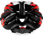 Kask Spokey Spectro 922190 rozmiar L 58-61 cm Czerwono-szary (5902693221906) - obraz 4