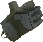 Тактичні рукавички Kombat Alpha Fingerless Tactical Gloves Оливкові L (kb-aftg-olgr-l)