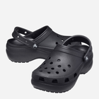 Жіночі крокси Crocs Classic Platform Clog W 206750-001 38,5 Чорні (191448678392) - зображення 3