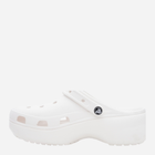 Жіночі крокси Crocs Classic Platform Clog W 206750-100 41 Білі (191448678415) - зображення 3