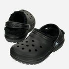 Chodaki chłopięce ocieplane Crocs Classic Lined Clog Kids 207010-060 29-30 Czarne (191448702219) - obraz 3