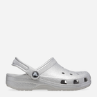 Дитячі крокси для дівчинки Crocs Classic Glitter Kids Clog T 206992-0IC 27-28 Серебристі (196265550418) - зображення 1