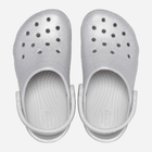 Дитячі крокси для дівчинки Crocs Classic Glitter Clog K 206993-0IC 32-33 Серебристі (196265551293) - зображення 4