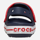 Sandały chłopięce Crocs Crocband Cruiser Sandal T Kids 209424-4OT 27-28 Granatowe (196265604005) - obraz 5