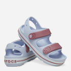 Sandały dziewczęce Crocs Crocband Cruiser Sandal T Kids 209424-5AH 25-26 Lilowe (196265604692) - obraz 3