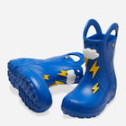 Kalosze chłopięce Crocs Handle It Lightning Bolt Rain Boot Kids 210027-4KZ 28-29 Ciemnoniebieskie (196265679669) - obraz 3