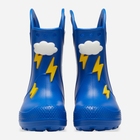 Дитячі гумові чоботи для хлопчика Crocs Handle It Lightning Bolt Rain Boot Kids 210027-4KZ 25-26 Сині (196265679720) - зображення 4