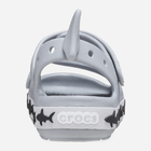 Дитячі сандалії для хлопчика Crocs Crocband Cruiser Shark Sandal T 210031-007 23-24 Сірі (196265680054) - зображення 5