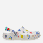 Дитячі крокси для дівчинки Crocs Classic Doodle Print Clog K 210356-94S 28-29 Білі (196265775811) - зображення 1