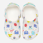 Дитячі крокси для дівчинки Crocs Classic Doodle Print Clog T 210357-94S 24-25 Білі (196265775958) - зображення 5