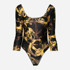 Body damskie z długim rękawem Versace Jeans Couture vjc76ham221js292g89 38 Czarny/Żółty (8052019642278)