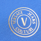 Koszulka męska bawełniana długa Versace Jeans Couture vjc76gaht02cj00tg20 XL Niebieska (8052019597394) - obraz 5