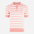 Koszulka polo damska Tommy Hilfiger thww0ww379370j2 L Różowa (8720646895526)