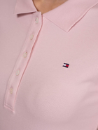 Polo damskie Tommy Hilfiger thww0ww37823tjq L Różowe (8720645826873) - obraz 3