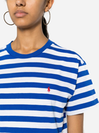 Футболка бавовняна жіноча Polo Ralph Lauren prl211924295001 XS Синій/Білий (3616535810884) - зображення 4