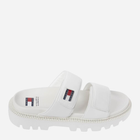 Жіночі шльопанці Tommy Hilfiger thien0en02560ybl 40 Білі (8720646951413) - зображення 1