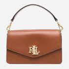 Torebka crossbody damska skórzana Lauren Ralph Lauren lrl431876437002 Brązowa (3616539949597) - obraz 4