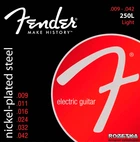 Струны для электрогитар Fender 250L Nickel Plated Steel (9-42) (073-0250-403)