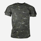 Тактична футболка Kombat UK TACTICAL T-SHIRT M Мультикам Чорна (kb-tts-btpbl-m)