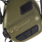 Активные защитные наушники Earmor M32X Plus (FG) Olive с гарнитурой и креплением на шлем (M32X-FG Plus) - изображение 5