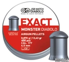 Свинцеві кулі JSB Diabolo Exact Monster 0.87 р 400 шт (546278-400) - зображення 1
