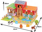 Drewniany zestaw do zabawy Woopie Green Mega Farm Animal Figures (5904326941816) - obraz 3