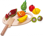 Овочі та фрукти для нарізки Classic World Wooden Cutting Fruit with Cutting Board (6927049001086) - зображення 3