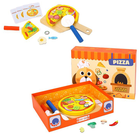 Zestaw do pizzy Tooky Toy Wooden Homemade Pizza + piec 39 elementow (6972633371663) - obraz 3