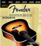 Струны для акустических гитар Fender 60CL Phosphor Bronze Acoustic (11-50) (073-0060-405)