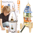 Rakieta Classic World Wooden Pretend Play Rocket (6923450552872) - obraz 3