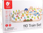 Ігровий набір Classic World Wooden Train 110 деталей (6927049002823) - зображення 1