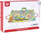 Zestaw do zabawy Tooky Toy Co Tabletop Railroad Zoo (6972633372936) - obraz 1