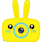 Цифровая детская камера Smart Kids Camera Full HD Желтая c ушками