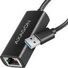 Adapter Axagon ADE-AR RJ-45 - USB-A 3.2 Gen 1 Black (8595247907929)