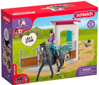 Zestaw do zabawy Schleich Horse Club Boks dla koni z Lisa i Storm (4059433855219)