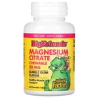 Микроэлемент Магний Natural Factors Big Friends Magnesium Citrate 50 mg 60 Chewable Tabs Bubble Gum