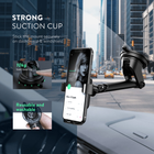 Uchwyt na telefon Ugreen LP200 Gravity Phone Holder z przyssawką Czarny (UGR-60990B) - obraz 5