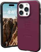 Etui Urban Armor Gear Civilian Magsafe do Apple iPhone 15 Pro Max Bordeaux (114295119049) - obraz 1