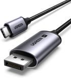 Kabel Ugreen CM556 USB-C do DisplayPort 8K 1 m Czarny (UGR-25157) - obraz 2