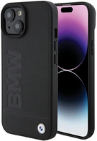 Etui BMW Leather Hot Stamp do iPhone 15 Plus Black (3666339170820) - obraz 4