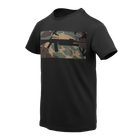 Футболка тактична Helikon-Tex® Бавовна L T-shirt 16/203 combo Black/Multicam (TS-COM-CO-0103A-B05-L) - изображение 1