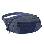 Сумка тактична Helikon-tex® Поясна Синя BANDICOOT Waist Pack® - Nylon Polyester Blend - Melange Blue (TB-BDC-NP-M2)