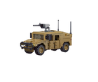 Дитячий конструктор Come Alive Hummer, рухомі колеса, 318 деталей. Brown (1019217320)