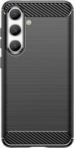 Чохол Hurtel Carbon Case для Samsung Galaxy S24 Black (9145576283752) - зображення 4